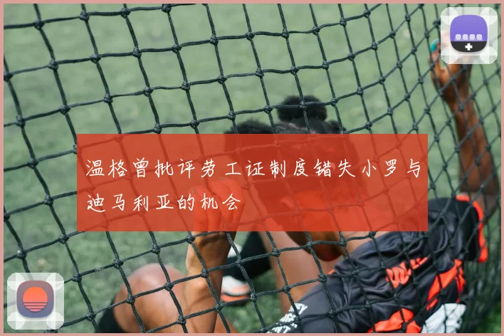 温格曾批评劳工证制度错失小罗与迪马利亚的机会